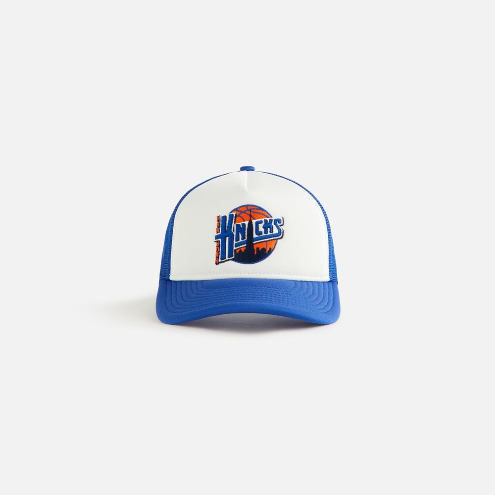 Kith Kids & New Era for New York Knicks Skyline Trucker Cap In Royal FW24 Hat